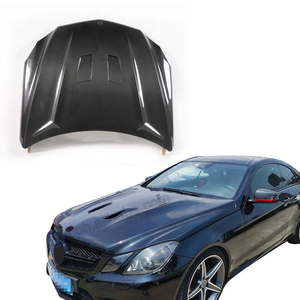Capot avant en fibre de carbone véritable style 507 personnalisé pour Mercedes-Benz Classe E W207 <span class=keywords><strong>2010</strong></span> - 2015 2016, amélioration du capot moteur - Product Image 1