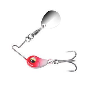 Petit leurre micro Vib <span class=keywords><strong>Spinning</strong></span> Spinnerbait Little Blast Star pour la pêche à la perche rouge, au zander, au black pit, en eau douce, leurre de pêche polyvalent - Product Image 6