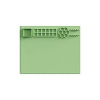 Tapis de Peinture en Silicone en Gros 50x40cm, Tapis de Dessin DIY Lavable et Réutilisable pour Enfants, Tapis d'Artisanat en Silicone pour Fournitures Artistiques pour Enfants