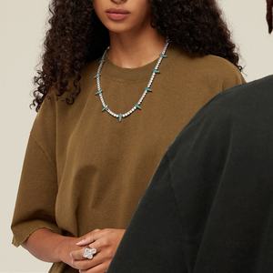 เสื้อยืดผู้ชายแขนสั้นสีไล่ระดับแบบวินเทจ ลวดลายพิมพ์แบบซีดจาง สไตล์สปริง/ซัมเมอร์ ผ้าหนา ทรงหลวม ดีไซน์ทำเก่า - Product Image 6