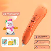 Zhengguang Pena 3D untuk Anak-anak, Pena Gambar Cetak 3D Suhu Rendah Edukasi DIY