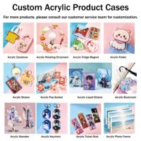 Porte-clés en acrylique personnalisés avec mousqueton, directement de l'usine – Motifs personnalisés (chien, fruits, personnages) – Durables, écologiques, avec logo promotionnel