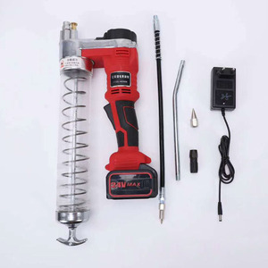Pistolet à graisse sans fil électrique professionnel Cupler 24v mamelons de graisse alimentés par batterie pistolet à graisse automatique - Product Image 1