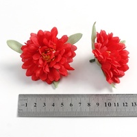 Bunga Sutra Buatan DIY Kepala Bunga Peony Buatan Tangan untuk Hari Ibu & Thanksgiving Perlengkapan Kepala Bunga Peony Kecil