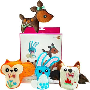 Artisanat en feutre pour enfant, jouet éducatif amusant, kit de bricolage en feutre pour garçons et filles, cadeau créatif - Product Image 3