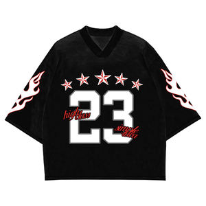 T-shirts décontractés pour hommes de premier rang, style hip-hop, en tricot spandex/polyester 200g, impression numérique, séchage rapide, service OEM, patchwork personnalisé - Product Image 6