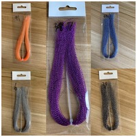 Fliegenfischen-Köder: Glitzernde, gedrehte Tinsel-Stränge zum Binden, DIY-Material für Fliegenfischen, Federleine, Jig-Haken-Köder