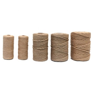 Vendita calda eco-friendly 100% naturale <span class=keywords><strong>filo</strong></span> <span class=keywords><strong>di</strong></span> iuta attorcigliato corda per imballaggio diametro 2mm - 10mm - Product Image 1