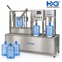 Machine semi-automatique 3-en-1 haute performance pour le lavage, le remplissage et le bouchage de bouteilles – Idéale pour les usines d'eau pure minérale et les ateliers d'eau en fût