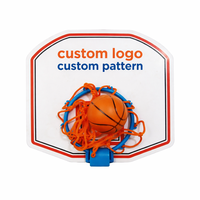 Ensemble de mini-paniers de basket-ball pour enfants à fixer au mur, jeu de tir en plastique avec option de logo personnalisé pour les enfants, jouet promotionnel sportif