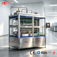 Machine de remplissage de liquides à 8 têtes sur mesure avec buse anti-goutte, haute vitesse et haute précision pour lavage de voitures, cire automobile, huile moteur