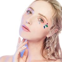 Autocollants de pierres précieuses autocollants pour loisirs créatifs et maquillage, plus de 1200 pierres brillantes à coller pour enfants et adultes