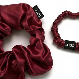 Wholesale <strong>2026</strong> Customized 100% Silk Scrunchie Hairbands Elastic Mulberry Silk Bands - Product Image 5