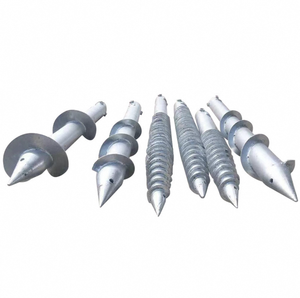 Q235b mạ kẽm nhúng nóng mặt đất vít cọc năng lượng mặt trời gắn hệ thống nền tảng ống thép hàn có sẵn để bán - Product Image 3