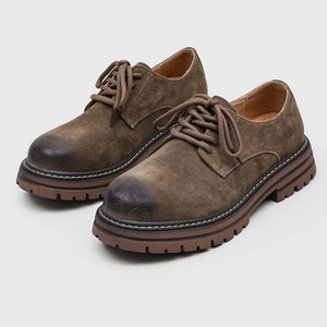 Botas Bajas para Hombre 2026, Estilo Workwear con Suela Gruesa, Zapatos Derby Casuales de Estilo Británico Vintage - Product Image 3