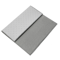 Comptoir en verre Tapis pliable pour sécher la vaisselle avec boucles Tapis de protection pour support sec