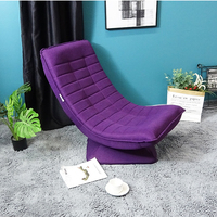 Nouvelle Chaise de Sol Pivotante Pliante en Tissu Moderne OEM ODM pour Projets Commerciaux et d'Appartements, Meubles de Salon Personnalisés en Gros