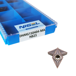 Herramientas de corte de la marca NIGEL, herramientas de torneado, inserto de roscado de carburo N823 para máquina portaherramientas de torneado de roscas - Product Image 1