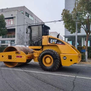 Rouleau compacteur Caterpillar CS683E d'occasion de 20 tonnes, rouleau compacteur vibrant Cat CS683E à vendre - Product Image 3