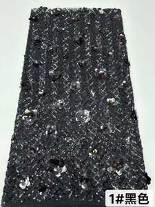 เดรสผ้าตาข่ายลูกไม้ประดับเลื่อมแวววาวเป็นมิตรกับสิ่งแวดล้อมพร้อมลวดลายดอกไม้สไตล์ศักดิ์ศรีที่ทันสมัยสำหรับงานแต่งงาน - Product Image 1