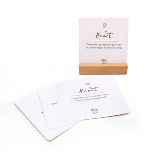 Tùy chỉnh giấy Flash Board trò chơi poker mối quan hệ phù hợp với từ & khẳng định Thẻ quà tặng Câu Hỏi trả lời thẻ trò chơi - Product Image 3