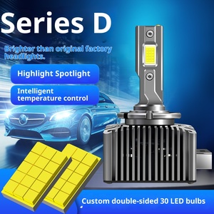 ชุดไฟหน้า LED ชุด D D1S <span class=keywords><strong>ไฟ</strong></span><span class=keywords><strong>ซีนอน</strong></span>พลังงานสูงหลอดทองแดงเลเซอร์12V ใหม่6000K อุปกรณ์เสริมสากล70W 30000 Lumens รถ - Product Image 2