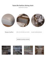 Ensemble de canapés en rotin et bois massif haut de gamme sur mesure, table en dalle de pierre minimaliste moderne, combinaison chaise et table pour restaurants commerciaux