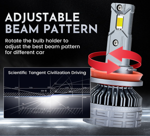 Bóng đèn pha ô tô <span class=keywords><strong>LED</strong></span> siêu sáng <span class=keywords><strong>H11</strong></span> công suất cao 160W 18000lm đèn pha <span class=keywords><strong>LED</strong></span> 3 màu - Product Image 6