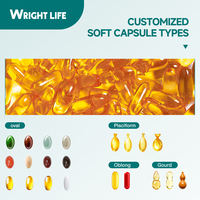 Capsules molles en vrac, granulés purs d'huile de poisson, commerce extérieur transfrontalier, traitement OEM, supplément pour adultes IFOS