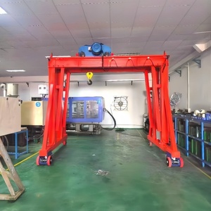 Grue à <span class=keywords><strong>portique</strong></span> mobile à double poutre de 45 tonnes pour levage d'objets lourds, hauteur de levage de 20 m, structure stable, fonctionnement simple - Product Image 1