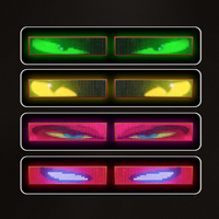 Affichage LED pour camion, défilement animé, yeux clignotants, 12V, œil de démon LED, lumière œil de démon