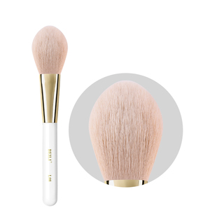 Hot Sell White Handle Teardrop Makeup Brush Ultra Soft Fluffy Pear Blush Brush For Powder Blush Highlighter Cosmetic Brush - Product Image 1