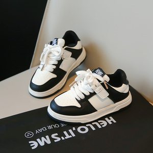 Zapatos para niñas en <span class=keywords><strong>la</strong></span> primavera y el otoño de 2025, nuevas zapatillas de deporte de cuero de hip-hop para niños, zapatos casuales antideslizantes para niños. - Product Image 5