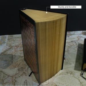 สมุดโน้ตปกแข็งกระดาษคราฟท์หุ้มหนัง PU คุณภาพสูงสไตล์ยุโรปและอเมริกา ลายนูน<span class=keywords><strong>สาม</strong></span><span class=keywords><strong>มิติ</strong></span> ขนาด B6 ขายดี - Product Image 3