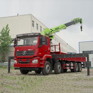 Camion grue Shacman Delong 8*4 avec flèche télescopique Zoomlion 14T à 5 sections, utilisation pratique - Product Image 4