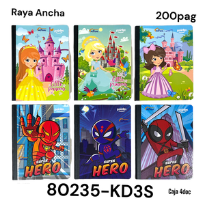 Cuadernos de Ejercicios Escolares en Español, Fabricación en Fábrica, Venta Caliente en Sudamérica, Encuadernación Cosida con Hilo, 100 Hojas - Product Image 3