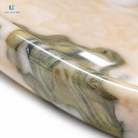 Organisateur de bureau Luca Marble Multi Green Onyx |   Marbre naturel sur mesure pour plateaux et supports avec sélection de pierres ODM OEM
