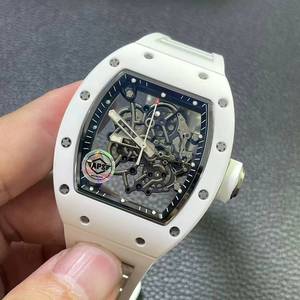 Top-level 055 white ceramic hollow barrel-shaped <b>automatic</b> mechanical movement fashion men's business wristwatch - Product Image 3