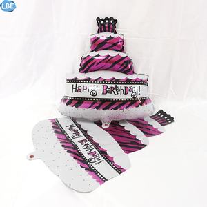 บอลลูนเค้กสุขสันต์วันเกิดสําหรับตกแต่งงานเลี้ยงวันเกิด - Product Image 3