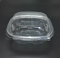 RPET transparent PET à clapet blister pour 1 livre salade herbe laitue feuillu boîte d'emballage