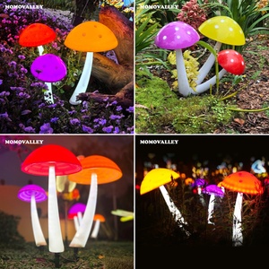 Éclairage paysager géant en forme de champignon LED de qualité commerciale certifié UL/CE Momovalley pour la décoration de projets de parcs et de stations balnéaires - Product Image 2