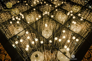 Piste de danse LED magnétique de haute qualité, nouvelle génération, effet 3D infini doré, <span class=keywords><strong>pour</strong></span> <span class=keywords><strong>la</strong></span> vente, personnalisable <span class=keywords><strong>pour</strong></span> mariage - Product Image 5