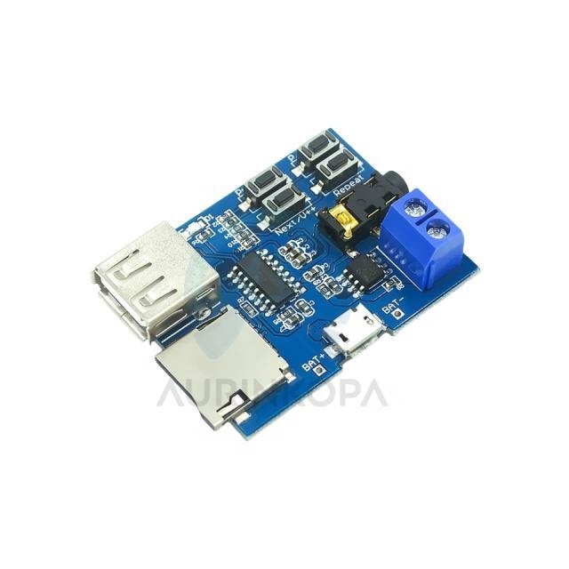 MP3 Lossless Decoding Board with Built-in Amplifier MP3 Module MP3 Decoder TF Card U Disk Decoding Player