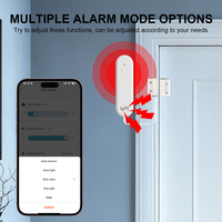 Sensor de Puerta Inteligente Tuya con WiFi, Funciona con Batería, Detector de Apertura y Cierre, Control por Aplicación Smartlife, Notificaciones, Compatible con Alexa y Google Home