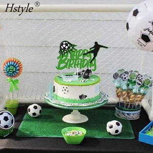 Decoración para Pastel de Fútbol, Adorno para Pastel de Feliz Cumpleaños, Copa Mundial de Fútbol de Qatar, Jugador de Fútbol, Red Deportiva, Decoración Temática de Fútbol PQ913 - Product Image 4