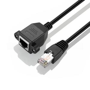 Cabo De Extensão <span class=keywords><strong>Ethernet</strong></span> Cat6 LAN <span class=keywords><strong>Cable</strong></span> Extender Cat 6 RJ45 Network Patch Cord Macho para Conector Fêmea - Product Image 2