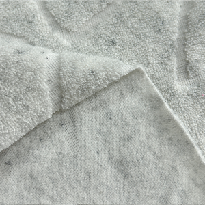 75% Coton 25% Polyester Tissu Jacquard Terry Uni 300gsm Antistatique Respirant Évacuation de l'humidité Peignoirs de bain Pantalons de plage Chaud - Product Image 6