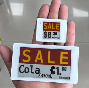 Étiquettes de prix numériques 2,4 GHz API SPI EPD E Ink Display 1,54" BLE 5.0 NFC Etag, étiquettes électroniques de rayon EAS NFC ESP32 Eink Epaper ESL - Product Image 2