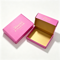 Boîte d'expédition personnalisée avec logo, boîte d'emballage pour vêtements, boîtes en carton ondulé, boîte postale pliable, boîte pour sous-vêtements