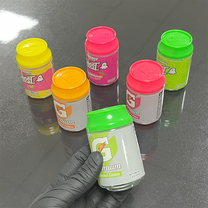 Tùy Chỉnh Nhãn 100Ml <span class=keywords><strong>Mini</strong></span> Nhựa Jar Để Lưu Trữ Kẹo Bỏng Ngô Soda Cho Salad Đường Snack <span class=keywords><strong>Cookie</strong></span> Sô Cô La Bé Thực Phẩm Với Nắp - Product Image 4